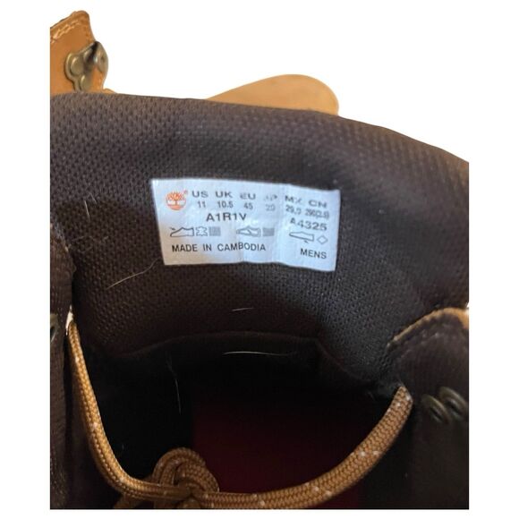 Timberland Mens Tan Boltero Mid Hiker Lace Up Nubuck Hiking Boots Size 11 US - Picture 7 of 10